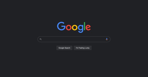 how to turn on dark mode on google
